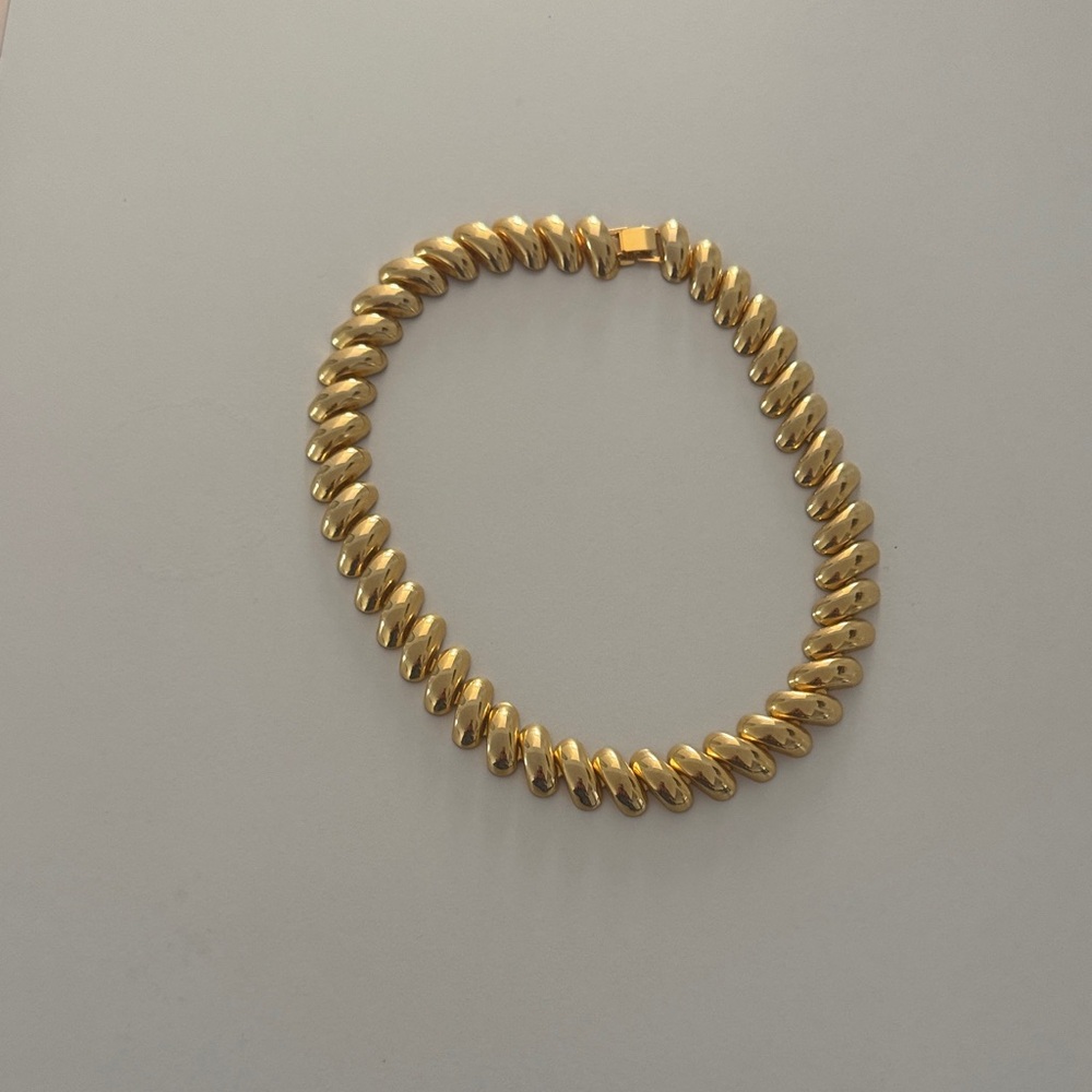 Vintage Gold Tone Choker